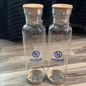 Pair (2) Sport Bottles 27oz w/Carry Loop-NWOT